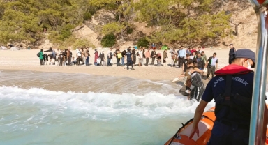 Muğla'da Sahil Güvenlik ve jandarmadan ortaklaşa çalışma: 49 düzensiz göçmen yakalandı