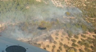 Kınık'taki orman yangınından iyi haber: Kontrol altına alındı! 