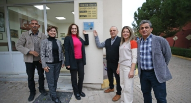 Başkan Ünsal’dan 9 öğrenci okutan siteye teşekkür plaketi