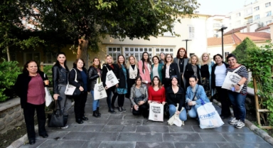 Bornova’da kadınlardan 25 Kasım mesajı: “İstanbul Sözleşmesi Yaşatır”