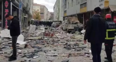 Çorum'da doğalgaz patlaması: 1 ölü