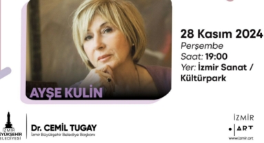 İzmir Sanat Söyleşileri’nin konuğu Ayşe Kulin olacak