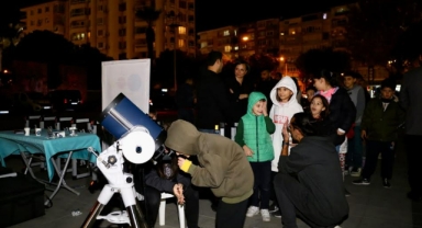 Karabağlarlı çocuklar gökyüzüyle buluştu