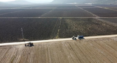 Menderes'te yol seferberliği... 