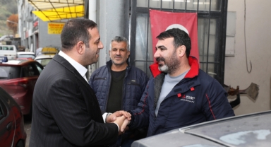 Başkan Erman Uzun'dan Küçük Sanayi'de esnaf ziyareti 