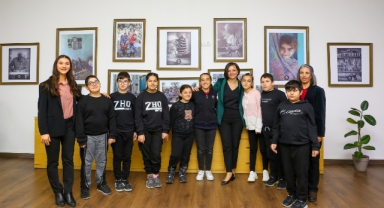 Başkan Kınay özel gereksinimli çocuklarla anlamlı günde buluştu