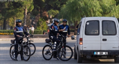 Bisikletli zabıtadan çevreci denetim