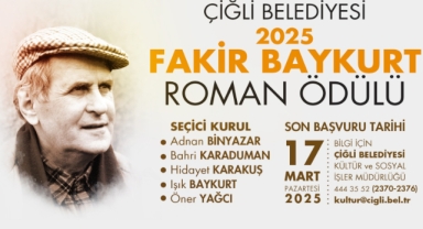 Çiğli Belediyesi Fakir Baykurt Roman Ödülü, altıncı kez verilecek