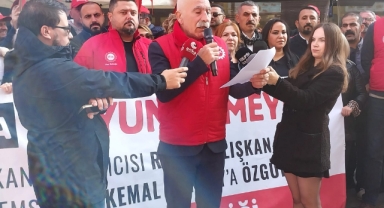 DİSK, Çalışkan ve Göksoy için tek ses oldu: “Hukuksuzluğa boyun eğmeyiz!”