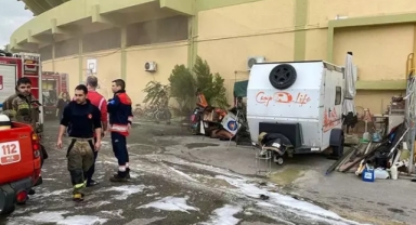 İzmir Atatürk Stadyumu'nda çıkan yangın söndürüldü!