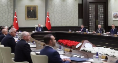 Kabine toplantısının ardından Cumhurbaşkanı Erdoğan, açıklamalarda bulunuyor