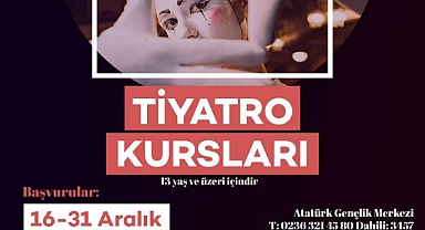 MASMEK tiyatro kursları için başvurular başlıyor
