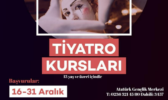 MASMEK tiyatro kursları için başvurular başlıyor