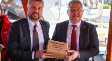 Başkan Görkem Duman mübadilleri ağırladı