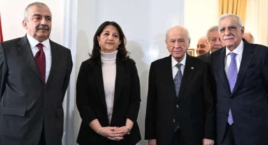 DEM Parti heyeti, MHP Lideri Bahçeli ile bir araya geldi!