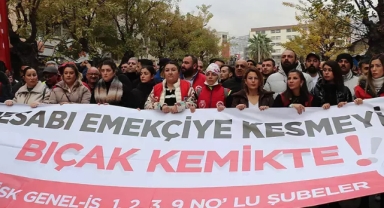 Eylem yapılıyordu: Maaşları yattı!