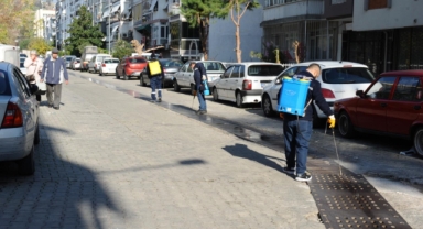 Karşıyaka’da ilaçlama mesaisi devam ediyor