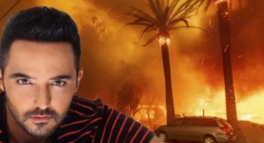 Ünlü şarkıcı Gökhan Özen Los Angeles'taki evinden seslendi: Hani bir yangın yok