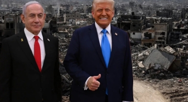 Netanyahu ile görüşen Trump'tan tartışma yaratacak sözler: 'Gazze Şeridi'ne sahip olacağız'