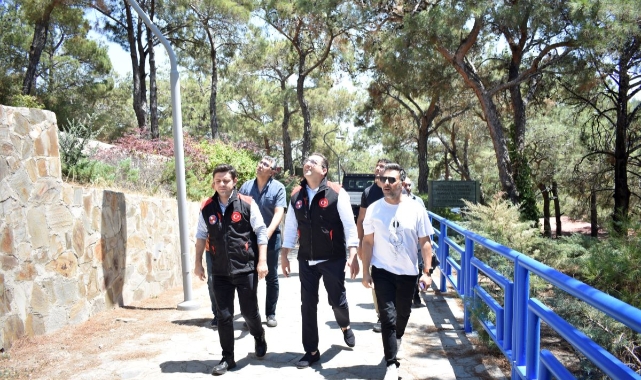 Balçova’nın ormanları termal kamera ile izlenecek