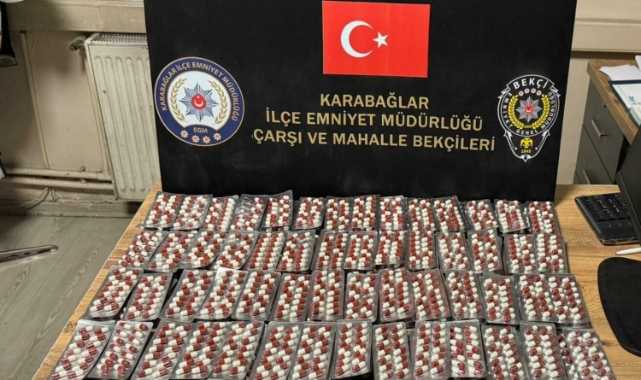 Üst aramasında üstlerinden 2 bin 770 adet uyuşturucu hap çıktı!