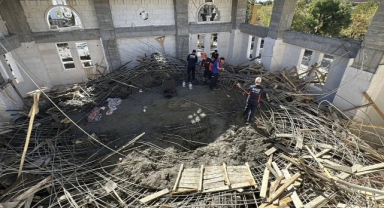 Camii inşaatında göçük meydana geldi: 6 kişi hastaneye kaldırıldı!