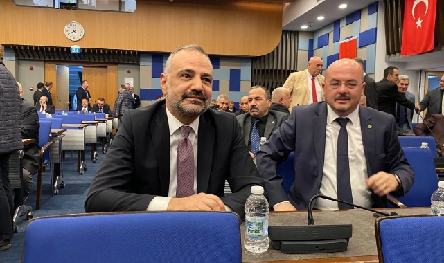 'Ev hapsi' şartıyla tahliye edilmişti: Aslanoğlu, İZTO meclise geldi!