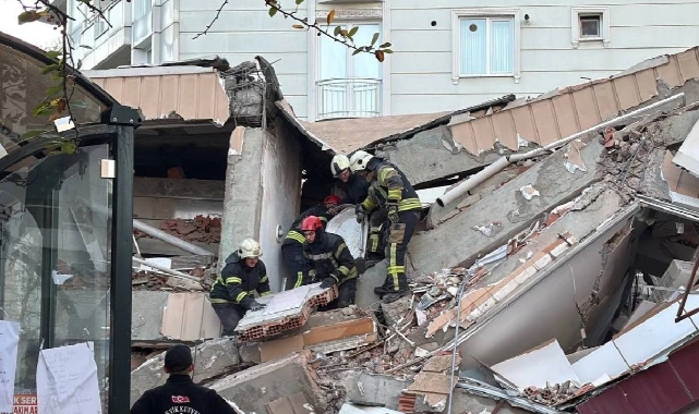 Gebze'de çöken binada yeni gelişme: Bir kişinin cansız bedenine ulaşıldı!