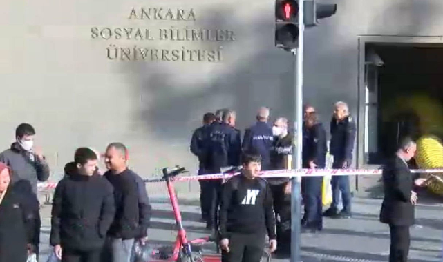 Ankara'da korku dolu anlar: Üniversite'de patlama meydana geldi!