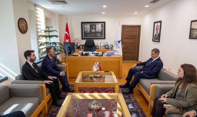 Başkan Tugay ile KKTC Başkonsolosu Davulcu bir araya geldi!