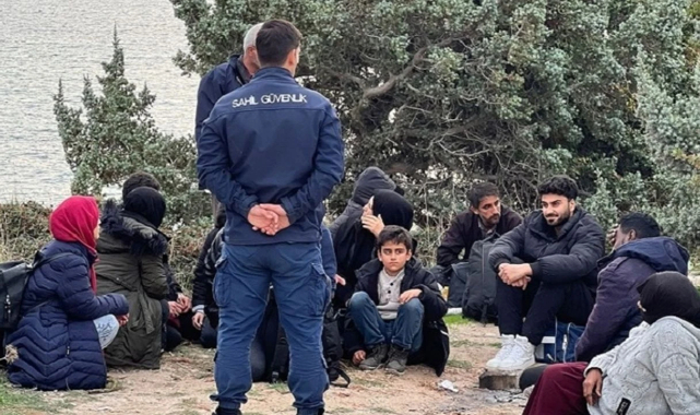 Sahil Güvenlik'ten 'kaçak göçmen' operasyonu: 24 kişi yakalandı!