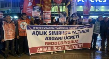 28 bin TL'lik asgari ücrete İzmir sokaklarında tepki!