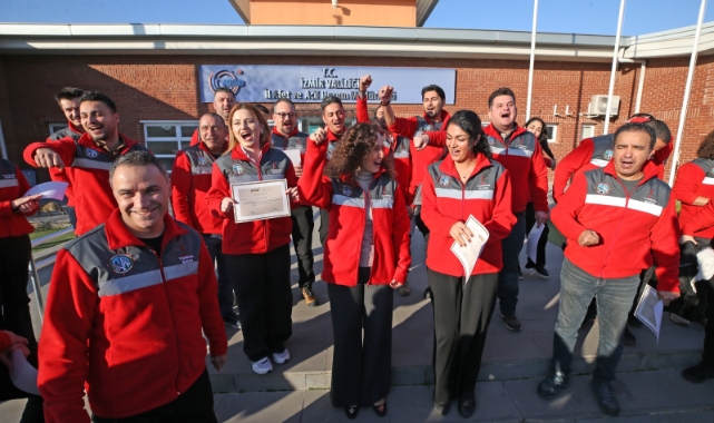 Karşıyaka’nın Arama Kurtarma Ekibi eğitimlerini tamamladı