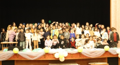 Bayındır'da çocuklar ara tatilin tadını masallarla çıkardı