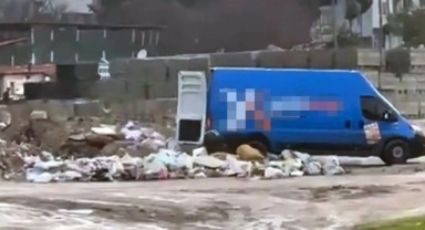 Buca'da kaçak moloz döken kişiye para cezası!