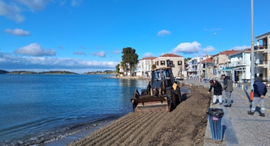 Foça'da kent genelinde eş zamanlı çalışmalar sürüyor 