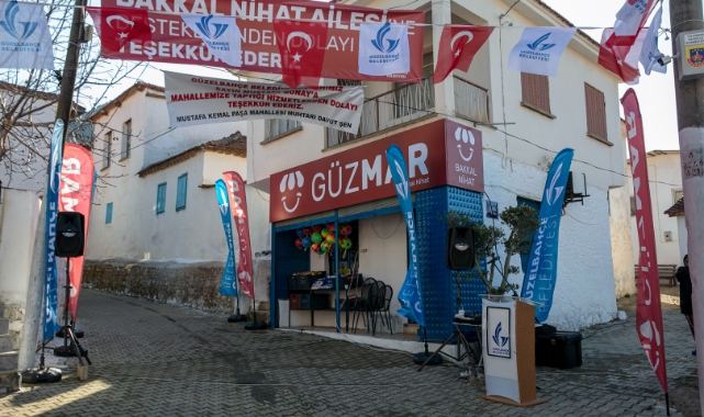 Güzelbahçe’de GÜZMAR Bakkal Nihat açıldı