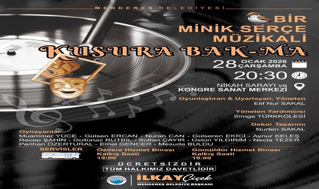 Menderes Belediyesi’nden Minik Serçe Müzikali