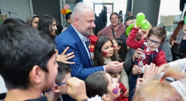 Menemen'de özel çocukların karne sevinci yürekleri ısıttı