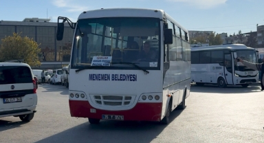 Menemen’de ulaşımın yıldızı ücretsiz ring servisler