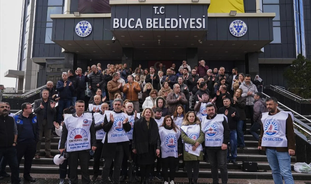 7 aydır alacaklı Buca emekçileri eylemde!