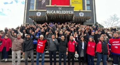 Buca Belediyesi emekçileri iş bıraktı!