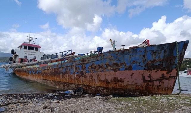 Demircili Koyu'ndaki hurda geminin sahibinden açıklama!