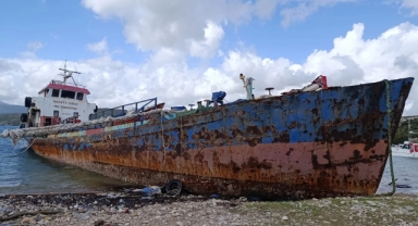 Demircili Koyu'ndaki hurda geminin sahibinden açıklama!
