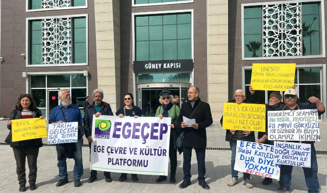 EGEÇEP'ten bakanlığın 'Efes Projesi'ne tepki: Oraya bir çivi çakarsanız...