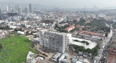 Eşrefpaşa Hastanesi'nin yeni binasında sona doğru