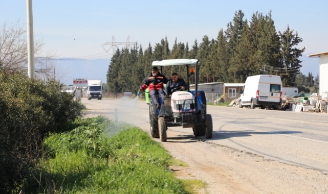 Menderes’te ot ilaçlamaları başladı