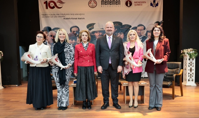 Menemen’de Medeni Kanun'un 100. yılına özel kutlama