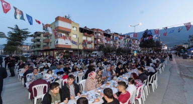 Bereket sofrası bu kez Beydağ'da kuruldu