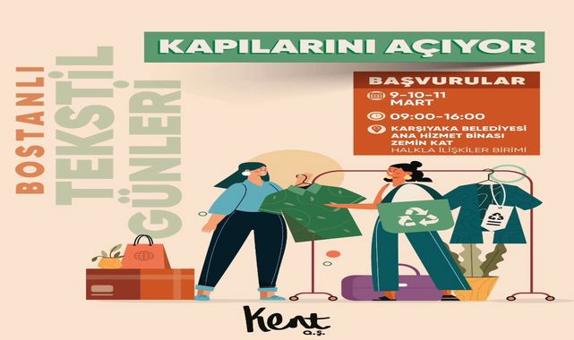 Bostanlı Tekstil Günleri kapılarını açıyor: Başvuru süreci başladı!